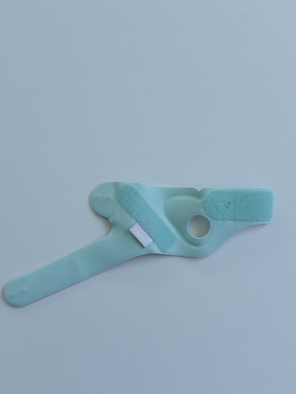 Mint Green Baby Owlet Sock Cover - Soft Velcro Foot Protector - Picture 7 of 7